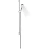 Image de hansgrohe Ensemble de douche Crometta 1 jet EcoSmart avec barre de douche 90 cm, blanc/chrome, 26539400