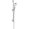 Image de hansgrohe Crometta 1jet/Unica Set de douche 650 mm blanc/chrome, 1 pièce.