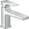 Image de Mitigeur de lavabo monocommande Hansgrohe Metropol 100 CoolStart avec levier et système de bonde à poussoir, finition chrome
