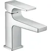 Image de Mitigeur de lavabo hansgrohe Metropol 100 chromé bec court avec vidage, chromé, 1 pièce.
