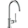 Image de AXOR Montreux, robinet mélangeur pour lavabo à un levier, modèle 210, avec levier, bonde intégrée, finition chrome