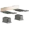 Image de hansgrohe AXOR Kit d'adaptateurs universels pour accessoires AXOR, 42870140