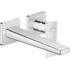 Image de Mitigeur lavabo 2 trous encastré Metropol F-Set chrome bec long, 1 pièce.