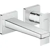 Image de Mitigeur mural encastré Hansgrohe Metropol, monocommande, pour lavabo, avec levier et bec de 16,5 cm, finition chrome