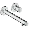 Image de Robinet de lavabo encastré AXOR Uno, pour montage mural, modèle Select, avec bec de 221 mm, finition chrome