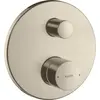 Image de Robinet de baignoire monocommande encastré AXOR Uno, sans levier, finition nickel brossé