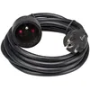 Image de Hobbytech - Rallonge Électrique 5 Mètres - 3 X 1.5mm2 - 250v 16 A 3500w - Noir