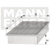 Image de Filtre À Air Mann-filter C 28 136/1 Cadillac 1444 P6 1444 Q4 1l0 129 601 C