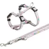 Image de Trixie - Harnais Junior 23-34 Cm/8 Mm Avec Laisse Mauve Pour Chiot