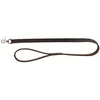 Image de Rustic Laisse En Cuir Ciré Et Vieilli M-l: 1,00 M/20 Mm, Brun Foncé