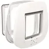 Image de Trixie Chatiere 4 Positions Pour Portes En Verre 27 X 27 Cm Blanc