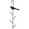 Image de Mangeoire Boule De Graisse Oiseau, En Métal 9 × 40 Cm, Vert Foncé