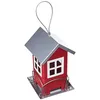 Image de Mangeoire Pour Oiseaux 19 × 20 × 19 Cm Rouge Argent Trixie 5239