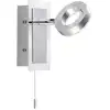 Image de Sileda LED Applique murale aluminium mat
