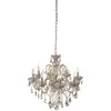 Image de Paul Neuhaus 3081-97 Gracia Lampe à suspendre incl. pendentif en cristal 8 x E14 40W Champagne Rond