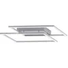 Image de Plafonnier LED INIGO 24 W, 3000 K, 2040 lm, aluminium argenté transparent, dimensions : 6,8 x 53,8 x 24,2 cm, IP20, Paul Neuhaus