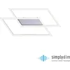 Image de Plafonnier Moderne Rectangles Inigo Led 24w Paul Neuhaus