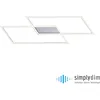 Image de Plafonnier Inigo Led 30w Chrome 83cm Transp Neuhaus