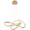 Image de Suspension En Or Melinda Ø 60 Cm - 8291-12