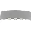 Image de Applique argentée 10xLED/0,80W/3000K Lampe d'extérieur IP54 CARLO