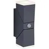 Image de Paul Neuhaus Applique LED, anthracite, design simple, orientable, détecteur de mouvement