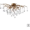 Image de Plafonnier ICICLE, laiton vieilli et transparent, 4xG9x40W, métal, dimensions : 35x60x30 cm, IP20, Paul Neuhaus