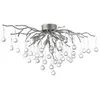 Image de Plafonnier ICICLE en acier et aluminium, gris, 4xG9x40W, verre, dimensions : 35x60x30 cm, IP20, Paul Neuhaus