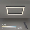 Image de Paul Neuhaus LED Plafonnier PURE LINES CCT changement de couleur de lumière dimmable télécommande, slim anthracite Salon, chambre à coucher, salle à manger, couloir, cuisine, bureau 6021-13, 6021-95, 6023-13, 6023-95, 6022-13, 6022-95