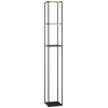Image de Lampadaire LED - noir - fer - plastique - H 140 cm - 4-flamme - intensité lumineuse variable