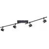 Image de Plafonnier noir 4xGU10/4,50W/3000K, 1xBoard LED 10W
