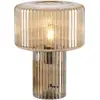 Image de PAUL NEUHAUS FUNGUS lampe de table ambre, verre champignon, diamètre 25 cm, E27