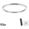 Image de Plafonnier LED PURE-LINES 42 W, de 3 000 à 5 000 K, 4 700 lm, en aluminium, dimensions : 40 x 70 x 70 cm, IP20, Paul Neuhaus