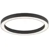 Image de Plafonnier LED rond avec télécommande PURE-LINES anthracite et blanc 30 W, nuances de blanc, 2800 lm, métal, dimensions : 4 x 50 x 50 cm, IP20, Paul Neuhaus