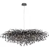 Image de Lustre ICICLE noir fumé 15xG9x40W, verre, dimensions : 250x150x75 cm, IP20, Paul Neuhaus