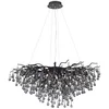 Image de Lustre ICICLE noir 10xG9x40W, verre, dimensions : 250x100x50 cm, IP20, Paul Neuhaus