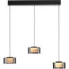 Image de Paul Neuhaus Suspension RIKA LBH 71x15x180 cm noir Lampe à suspendre