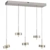 Image de Suspension PAUL NEUHAUS Q-ROTATE, 5 branches, aluminium, hauteur réglable, domotique, ZigBee, 2700 5000 K, référence 2249-95