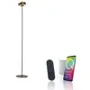 Image de Lampadaire LED PAUL NEUHAUS Q-ROTATE, marron foncé, Smarthome ZigBee, 2700 5000 K, référence 324-34