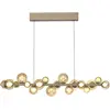 Image de Lampe suspendue LED PAUL NEUHAUS PURE E-Popup, électrique, 2700-5000 K, bronze / ambre / satiné, 2557-97