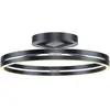 Image de Plafonnier LED PURE LOOP 42 W, de 3 000 à 5 000 K, 2 300 lm, aluminium gris, dimensions : 17,8 x 60 x 60 cm, IP20, Paul Neuhaus