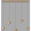 Image de Lampe Suspendue De Table De Salle À Manger 5l Pure Falling Rings Bronce - 2504-97