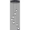 Image de Lampe Suspendue À 7 Lampes Pure Popup Gris Mystique - 2587-15