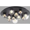 Image de Lampe De Plafond À 11 Lumières Pure Popup Gris Mystique Avec Verre Fumé - 6588-15
