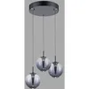 Image de Lampe Pendante Vide Pure E-infinty Gris Mystique Avec Verre Fumé - 2222-15