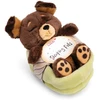 Image de nici Doudou Sleeping Pets chien brun dans un panier vert NICI GREEN marron