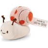 Image de Doudou escargot 12cm corail, Have a slow day