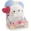 Image de Nici Molang blanc avec ballon en forme de coeur 16 cm Peluche