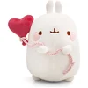 Image de NICI Peluche MOLANG avec un ballon en forme de coeur, 48 cm