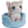 Image de NICI 61942 Doudou chat gris tigré 12cm dans sa corbeille