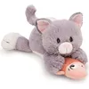 Image de Doudou chat couché & poisson NICI GREEN